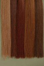 Load image into Gallery viewer, left to right: spice, wine, ruby, rust, auburn